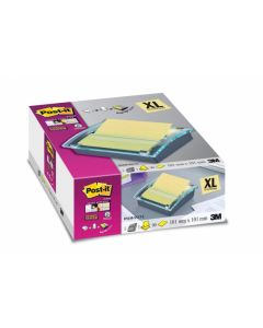 Podajnik XL do karteczek samoprzylepnych POST-IT + 90 żółtych kart. 101x101mm HK100010444 3M