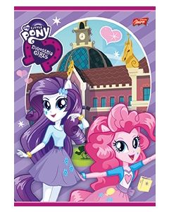 Zeszyt A5 16k 3linia laminowany EQUESTRIA GIRLS UNIPAP *1756