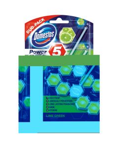 Zawieszka do toalety DOMESTOS POWER5 DUO 2x55g LIME