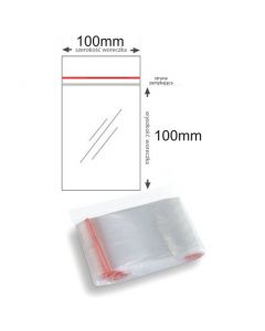 Torebki strunowe 100x100mm (100szt)