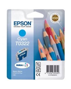 Tusz EPSON (T0322/C13T032240) niebieski 16ml/420str Stylus C80 C70