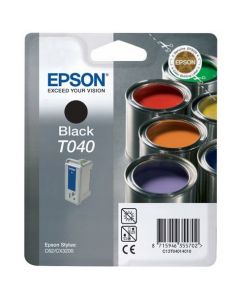 Tusz EPSON (T040/C13T04014010) czarny 600str Stylus C62/CX3200