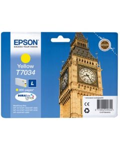 Tusz EPSON (T7034/C13T70344010) żółty 800str