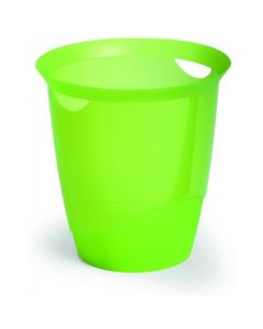 Kosz na śmieci 16l TREND przezroczysty jasnozielony 1701710017 DURABLE