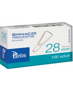 Spinacz trójkątny 28mm (100szt.) GS180-B TETIS