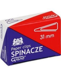 Spinacz T-31 mm GRAND trójkątny 10op x 100sztuk 110-1387