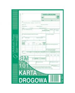 802-3N Karta drogowa A5 80 kartek Michalczyk i Prokop