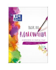 Blok do malowania A4 20k 120g biały 400093194 OXFORD