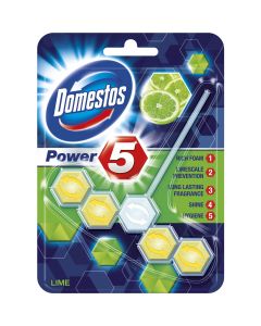 Zawieszka do toalety KOSTKA DOMESTOS POWER5 55g LIME