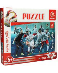 Puzzle 160 elementów Reprezentacja Polski INTERDRUK