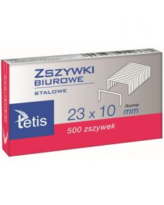 Zszywki biurowe hd 23/10 500szt. GZ102-A TETIS