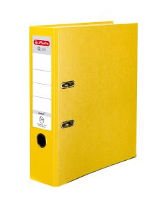 Segregator A4 8cm PP żółty Q.FILE 11167442 HERLITZ