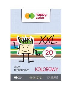 Blok techniczny kolor A3 20k 170g HA 3717 3040-09 HAPPY COLOR