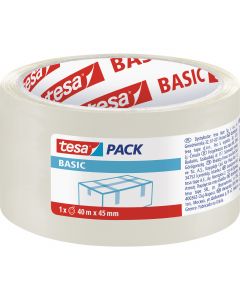 Taśma pakowa TESA BASIC 40m x55mm transparentna 58574-00000-00TS