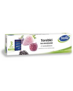 Torebki na mrożonki(3L*10szt) z suwakiem STELLA W-9664