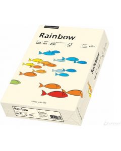 Papier ksero A4 160g RAINBOW R03 kremowy 250ark 88042257