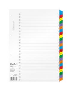 Przekładki laminowane A4 alfabetyczne A - Z TRY-05-01 BIURFOL