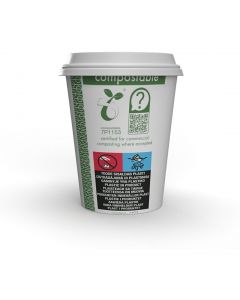 Kubki papierowe Green Leaf 250ml 50 szt. 8oz 100% biodegradowalne LV-8-GR VEGWARE