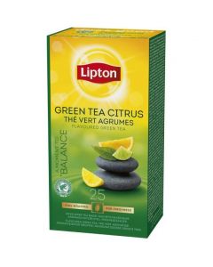 Herbata LIPTON BALANCE (25 kopert *1,3g) 32,5g zielona z aromatem Owoce Cytrusowe GREEN TEA CITRUS