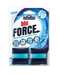 Kostka do WC BLU FORCE do spłuczki 50g morze (2 sztuki) GENERAL FRESH