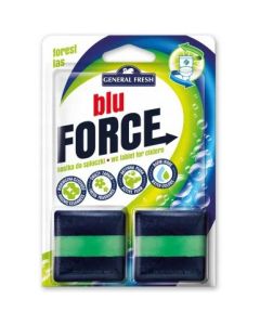 Kostka do WC BLU FORCE do spłuczki 50g las (2 sztuki) GENERAL FRESH