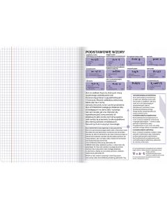 Zeszyt A5 60k kratka margines ściągi FIZYKA 400181527 TOP 2000