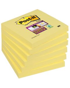 Bloczek samoprzylepny 76x76mm 90k żółty Super Sticky POST-IT 70005197911 3M