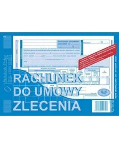 511-3H Rachunek do umowy zlecenia A5 Michalczyk i Prokop