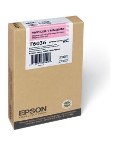 Tusz EPSON (T6036/C13T603600) purpurowy jasny 220ml