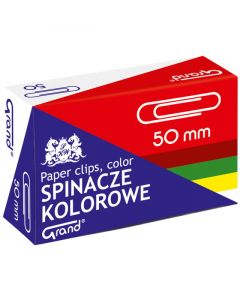 Spinacz kolorowy R-50 -50szt.GRAND 110-1661