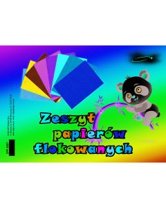 Zeszyt papierów flokowanych efekt zamszu B5 ZPF-8507 ALIGA