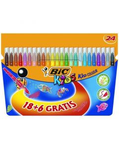 Flamastry BIC Kid Couleur 24 kolory 8418005