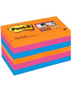 Bloczki 3M POST-IT 47,6x47,6mm BANGKOK 12x90k Super Sticky 70005252104