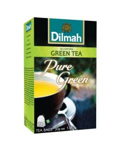 Herbata DILMAH (20 torebek) zielona Pure Green ekspresowa