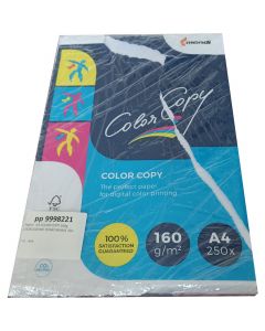 Papier ksero A4 COLOR COPY 160g. USZKODZONE OPAKOWANIE 250 ark.CC416