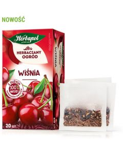 Herbata HERBAPOL owocowo-ziołowa (20 tb) Wiśnia HERBACIANY OGRÓD