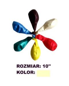 Balony 10' METALIK krem. (100) KW TRADE 170-1589