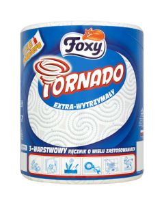 Ręcznik papierowy w rolce Jumbo FOXY TORNADO 3 warstwy