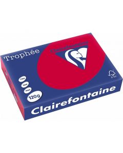 Papier ksero A4 120g TROPHEE czerwony 1218 CLAIREFONTAINE