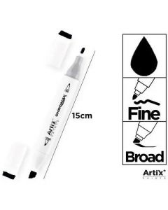 Marker alkoholowy dwustronny BLACK PP915-120 ARTIX