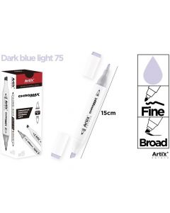 Marker alkoholowy dwustronny DARK BLUE LIGHT PP915-75 ARTIX