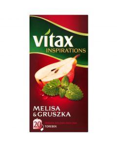 Herbata VITAX INSPIRATIONS (20 torebek) 40g Melisa&Gruszka zawieszka