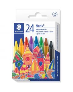 Kredki woskowe 24 kolory NORIS 220 NC24 STAEDTLER