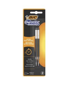 Wkład GEL QUICKDRY czarny blister (2) 967263 BIC