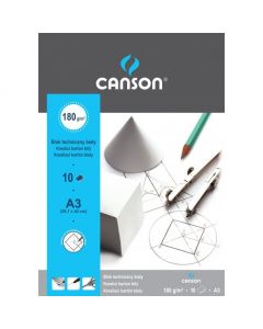 Blok techniczny A3 10k biały 190g. 100554887 CANSON