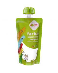 Farba plakatowa tempera biała 100ml HA 3310 0100-0 HAPPY COLOR