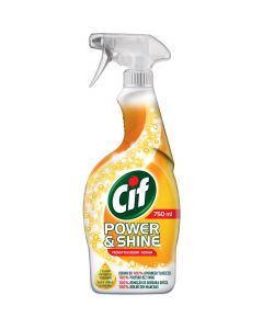 Spray CIF przeciw tłuszczowi KUCHNIA 750ml Power & Shine