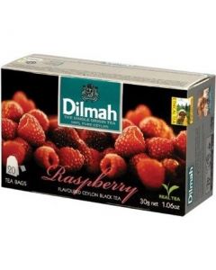 Herbata DILMAH (20 torebek) czarna z aromatem Maliny