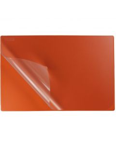 Podkład na biurko z folią 38x58 orange BIURFOL KPB-01-04