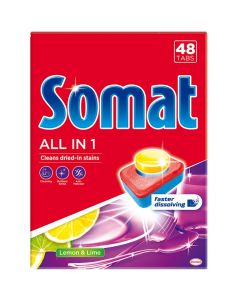 Tabletki do zmywarki SOMAT (44 tabletek) Lemon & lime All in ONE